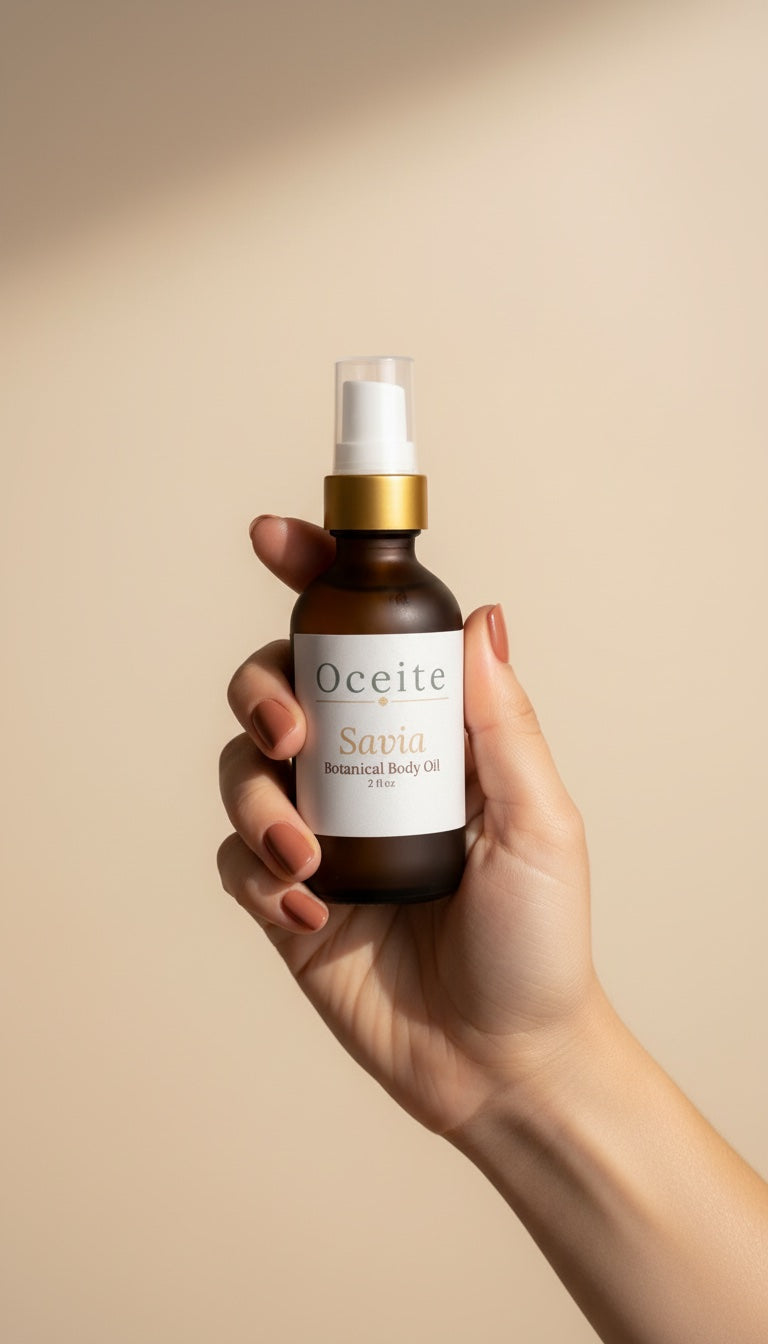 Savia Natural Botanical Body Oil – Maracuja, Sacha Inchi & Squalane – Fast-Absorbing | 2 oz