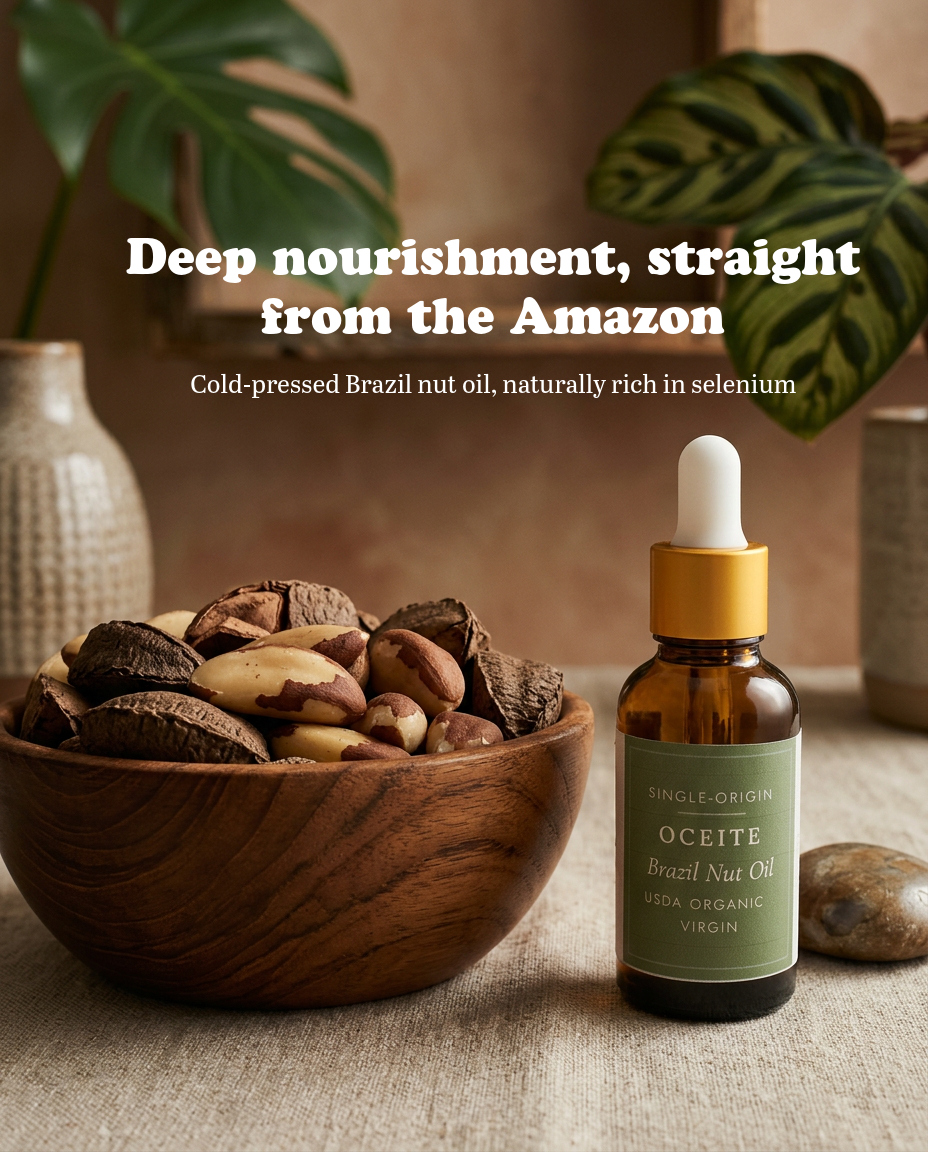 Brazil Nut Oil — Single-Origin South America, 1oz
